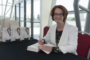 Former PM Julia Gillard who closed the conference